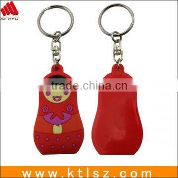 Shenzhen Custom Design Soft Plastic PVC & Silicone Rubber Key Chain