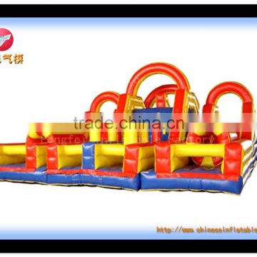 competitive price inflatable jumping castle obstacle for funny