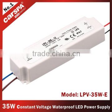 35W LPV series LED constant voltage waterproof switching power supply