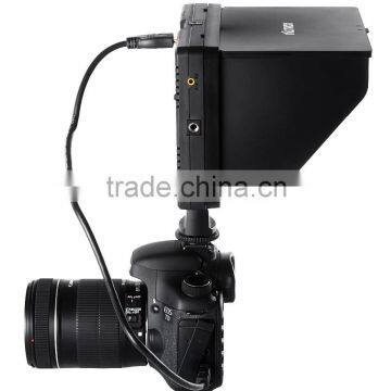 7inch portable on camera LCD field monitor for photography with HD MI