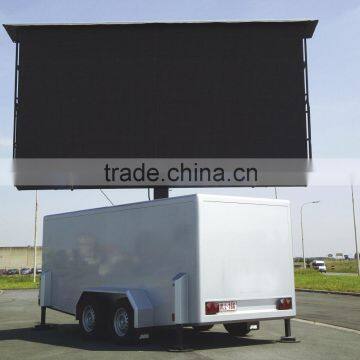 P10 full color video mobile trailer led display screen for advertising