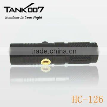 Q5 LED 225 Lumens Five Mode High Power Flashlight Li-ion Battery TANK007 HC126