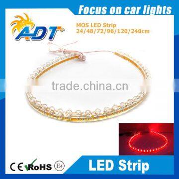 Waterproof led flexible light strip 48cm, red 48 led light strip