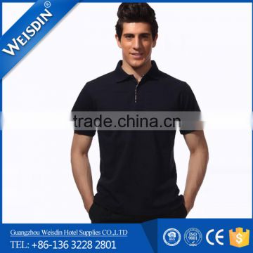 printed high quality spandex/cotton men polo shirt