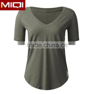 Dry Quick Customize Sports Fancy Ladies T-Shirt Guangzhou Miqi