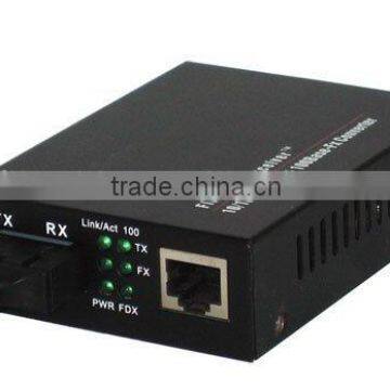 Multi-mode 850nm / 1310nm 10 / 100M Fiber Optic Media Converter 1-Fx to 1 RJ45