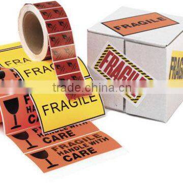 Waterproof Roll Shaped Round adhesive sticker printing