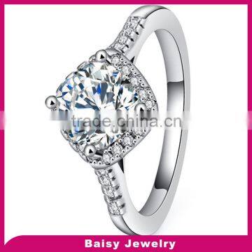 Fashion Jewelry diamond women popular silver 925 ring