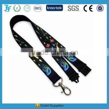 high quality polyster material lanyard with saftey break