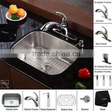 sanitary ware stainless steel kitchen sink with Cupc approved