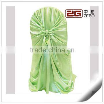 Satin Fabric Material and Plain Style Universal Banquet Chair Cover