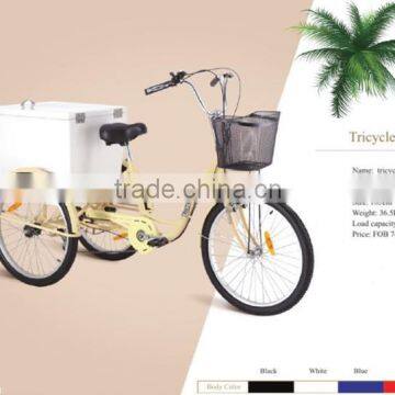 Three wheel Aluminium alloy tricycle cargo bike