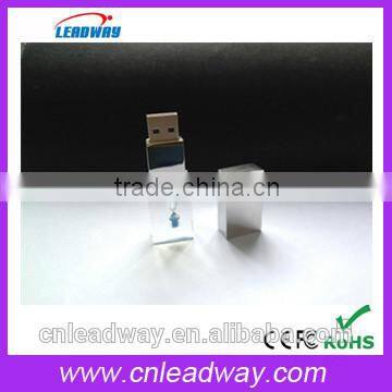 Acylic Emgrossed Logo Usb Flash Drive Stock Usb Stick photo-4