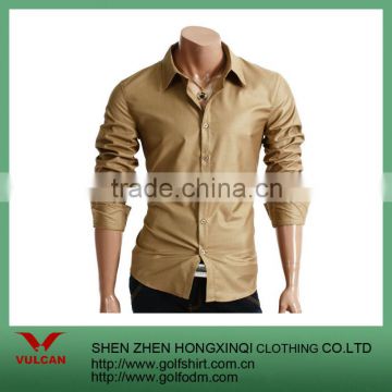 100% Polyester Mens Shiny Casual Stylish Shirts