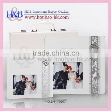 H&B top sales white marriage photo album design