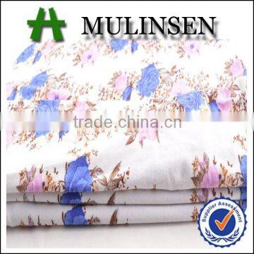 Mulinsen printed knitted OE breathable composite viscose spandex