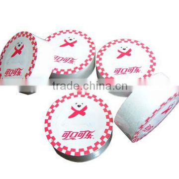 round shape compressed towel