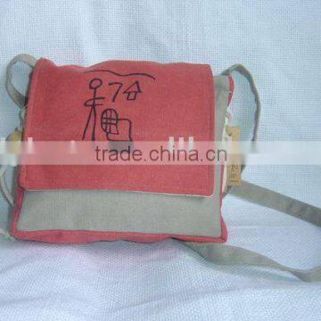 fashion bag canvas bag 24 red