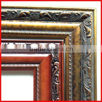 copy wood design carved picture frame polystyrene PS mouldings