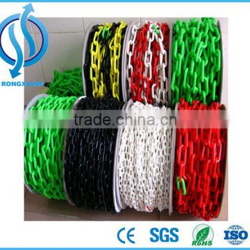 All size of decorative plastic chain 3mm colorful traffic plastic chain