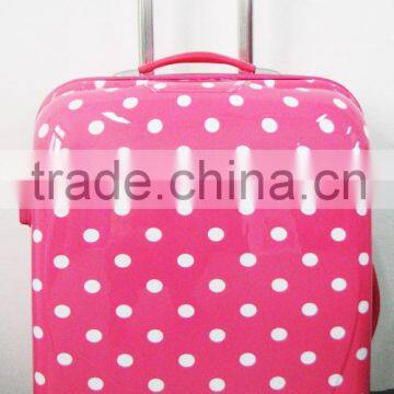 Business Quality Vintage ABS+PC Bright colorful trolley luggage set