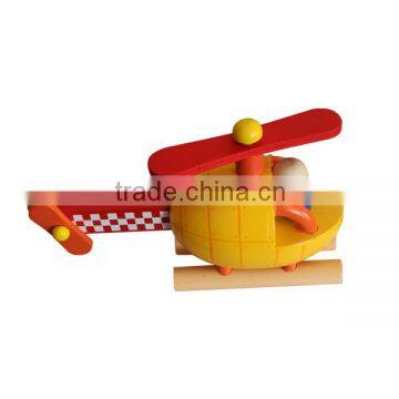 Coloured Playful Wooden Plane Toy photo-2