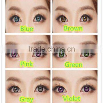 wholesale korea 1 year color eye contacts 15.00mm contact lens