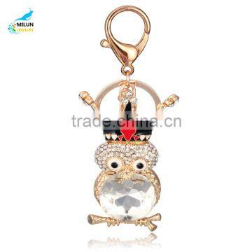 Opal keyring owl keychain gifts wholesale