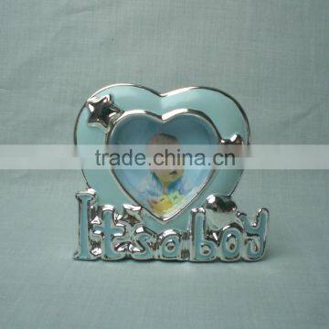 Different Shape Funny Design Sliver Plating Baby Souvenir Photo Frames for Sale photo-6