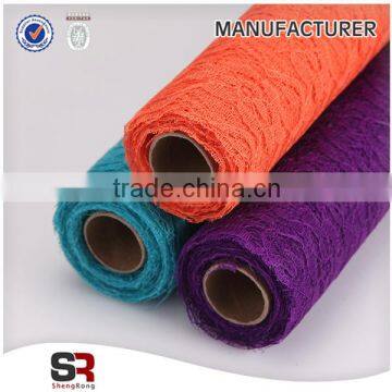 trade assured multicolor lace roll for table cloth