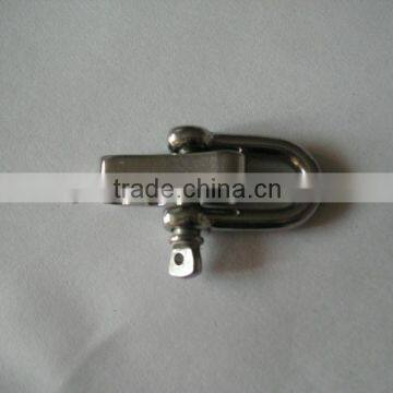 stainless steel adjustable D shackle