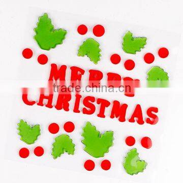 christmas tree/ Snowflakes removable Window Gel Sticker Cling Decor Christmas Holiday