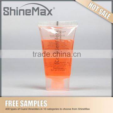 wholesale high quality hotel white tube disposable shampoo