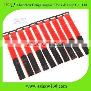 8" Reusable Hook Loop Cable Ties with Wire Cord Straps