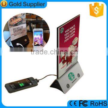 Advertising mobile power banks with LED/power banks external battery charger for smartphone