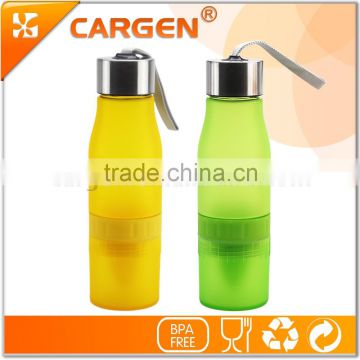 Special shape hot sale tritan fruit infusion bpa free bottle