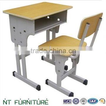 Yellow Student Adjustable Table And Chair