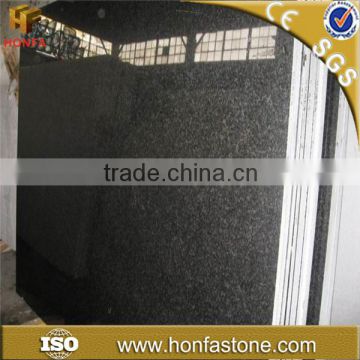 China 20 years brand cheap polished african black granite