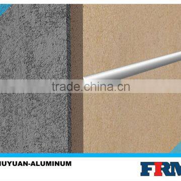 aluminum extruded profile for ceramic tile corner trim