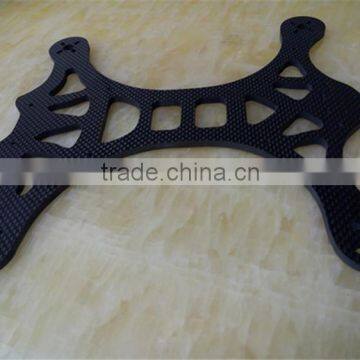 Carbon fibre sheet cnc cutting custom made rc helicopter quadcopter parts