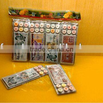 High Quality Cricle Press Candy With Plastic Toys