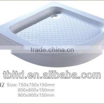 Acrylic shower tray TB-T002,cheap acrylic shower tray,OEM for many countries