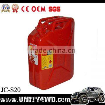 2016 OEM canton fair 4x4 car accessory red plastic 20L plastic petrol jerry cans