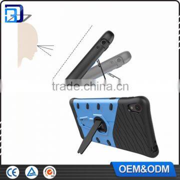 High Quality Mobile Phone TPU + PC Hard Kickstand Armor Hybrid Case For Sony Xperia E5 Back Covers photo-4