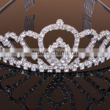 Newest Style!!! Wholesale Pageant Crown Tiara For Wedding photo-2