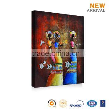 Gallery wall picture modern beauty oil painting african style