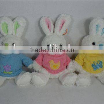 Cute plush animal easter rabbit