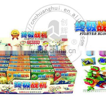 4 In 1 Building Block Transform Planes Toy (Can Add Candy) photo-3