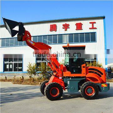 front end loader, hydraulic pilot 1.8 ton wheel loader price list