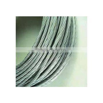 Aluminum bare conductor with steel core (ACSR)